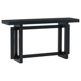 U_STYLE Contemporary Console Table with Wood Top, Extra Long Entryway Table for Entryway, Hallway, N711P230809B