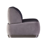 Antique Slate and Grey Accent Chair B062P209152