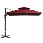 ZUN Outdoor beach umbrella/Sun Umbrella （Prohibited by WalMart） 97897535