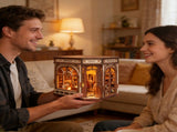 3d wooden puzzle for adults Athena's Study of Wisdom book nook with lights model kit dollhouse DIY 64372662
