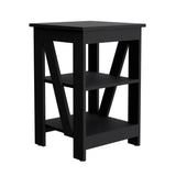Taylor End Table, Side Table, Nightstand, 3-Tier Storage Shelf, Sofa Table for Small Space B200P188839