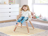 6-in-1 Convertible Baby High Chair, Beech Wood Frame 5-Point Harness for 6-36 Months 87653187