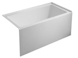CONDRIS OPAL 60" x 32" Alcove Bathtub Acrylic Soaking Tub with Integral Apron, Right Drain, T5923P494321