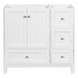 ZUN [Cabinet Only] 36" Bathroom vanity, white WF307083AAK