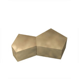 Irregular Pentagon Nesting Coffee Set, Geometric Coffee Set, Side Set, Cocktail W757P206012