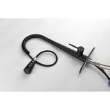 Single Handle Stainless Steel Kitchen Sink Faucet with Pull Down Sprayer W2287P354614