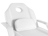 PVC leather, iron frame, 72in, adjustable backrest & leg angle, with tray, facial bed, white 65072189