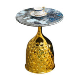 Sofa Side Table, Iron Round Tray Coffee Table, Bedroom Bedside Table/Leisure Table, Balcony W2723P262927