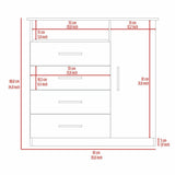 ZUN Montauk 5-Shelf Wall Mounted Shoe Cabinet with Mirror Door White B06280561