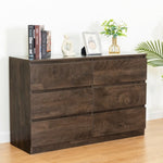 ZUN Drawer dresser cabinet, sideboard, bar counter, buffet counter, table lockers, three plus three W679P252066