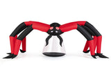 10ft Wide 5ft Tall Giant Halloween Inflatable Spider - LED Head Light 2 Red Eye Tunnel Lights, 52148484