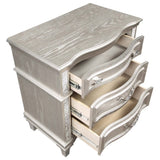 Evangeline Silver Oak 3-Drawer Nightstand B062P344978