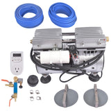 Metal Plastic Pond Aerator Lake Pond Aeration System 110V 5.2 CFM 3/4 HP/550 W 79810541