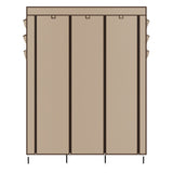 69" High-leg Non-woven Fabric Assembled Cloth Wardrobe Beige 18862111