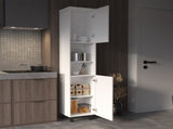 Thorndike 2-Shelf Rectangle Pantry Cabinet White B06280433