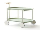 Moon storage cart Nordic Internet celebrity mobile trolley kitchen simple double storage W3318P308309