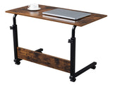Rolling & Height adjustable P2 15MM Chipboard & Steel Side Table with Baffle 38873467