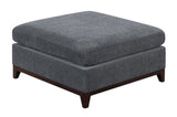Modular Living Room Furniture Ottoman Ash Chenille Fabric 1pc Cushion Ottoman Couch B011104330