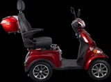 HS4W-A1R-N Heavy Duty 4 Wheel Mobility Scooters, Red Color W3787P445982