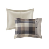 Full/Queen 6 Piece Herringbone Duvet Cover Set B03597353