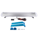 White/Amber 55" 104W LED Strobe Light Bar Emergency Beacon Hazard Warning Flash 62027147