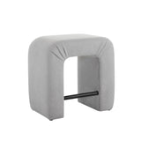 24'' Boucle stool Set of 2,Dining Chairs for Home Kitchen Island,Grey N780P187017G