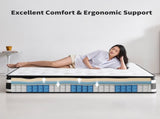12 Inch KING Size Hybrid Mattress Individual Pocket Spring Oeko-Tex 100 Breathable Memory Foam W3017P301132