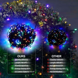 ZUN Christmas Lights Outdoor, 197 FT 580 LED Christmas Decorations Lights/Waterproof String Fairy Lights 41960629