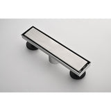 12 Inches Linear Shower Drain, Included Hair Strainer and Leveling Feet W2287P146729
