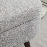 S02 Basics Upholstered Storage Ottoman and Entryway Bench GREY W1805P178791