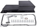 New Black Front Sump Oil Pan Kit Aluminum Fits for GM LS LS1 LS2 LS3 LS6 4.8L 5.3L 5.7L 6.0L 6.2L 91512721