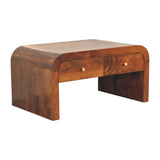 Artisan Furniture Solid Wood Darcy Chestnut Coffee Table, 2 drawer B182P280820