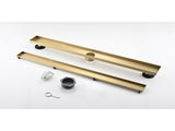 36 Inches Linear Shower Drain, Included Hair Strainer and Leveling Feet W928P199139