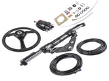 Hydraulic Outboard Boat Steering Kit 13.5" Steering Wheel, Hydraulic Helm Pump 64480483
