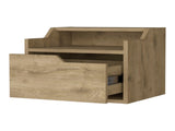 Macadamia Dual-Shelf Display Nightstand B062P175141