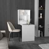 Kaplar 33" Wide x 23" Deep folding Table with Four Shelves, Table, Retractable Table, B070P254775