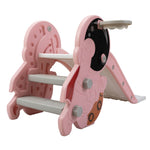 ZUN Toddler Slide for Indoor Use,Pink+White W2181P190005