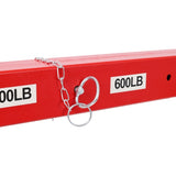 1000lbs Capacity Pickup Truck Extra Hoist Lift Load Jib Crane,Extension Lock Position Swivel Base W465P257466