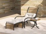 3 Pieces Wicker Outdoor Patio Furniture Set with Lounge Chair, Balcony Chairs Table Set with N780P209442N