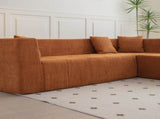 105.5" Modular L-Shaped Sectional Floor Couch, Deep Seat Tufted Comfy Sofa set with Chaise for 01956177