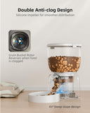 Automatic Cat Feeder, 4L Detachable Cat Food Dispenser for Dry Food Up to 15 Portions 6 93759080