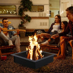 ZUN 36" x 36" Square Fire Pit Ring 67317883