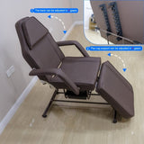 Tattoo Chair for Client, Beds for Esthetician Adjustable 3-Section Lash Tattoo Bed, 72 Inches W1767P195862