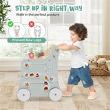 2-in-1 Baby Walker with 8 Fun Activities Side Shop Window 88953590