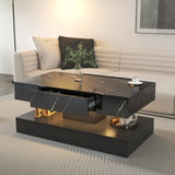 16.93IN High LED Coffee Table,Modern Coffee Table for Living,Living Tables,Large Living W331P269986