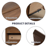 60" Bathroom Cabinet,Soft Close Drawer,Float Mounting Design W999P205628