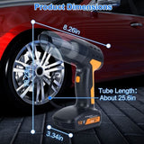 4-in-1 Cordless Car Vacuum & 150PSI Inflator Rechargeable, Digital Display, LED Light, Tire 95927388