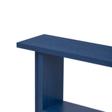 U_STYLE Vintage-Inspired and Ash Wood Veneer ConsoleTable with T-Leg Design,Suitable for N711P241289V