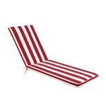 ZUN Outdoor Lounge Chair Cushion Replacement Patio Funiture Seat Cushion Chaise Lounge Cushion（Red/White 30725370