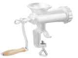 Manual Meat Grinder 8 Cast Iron Table Clamp 5mm/8mm Plates 3 Sausage Tubes for Beef Pork Fish 05342489